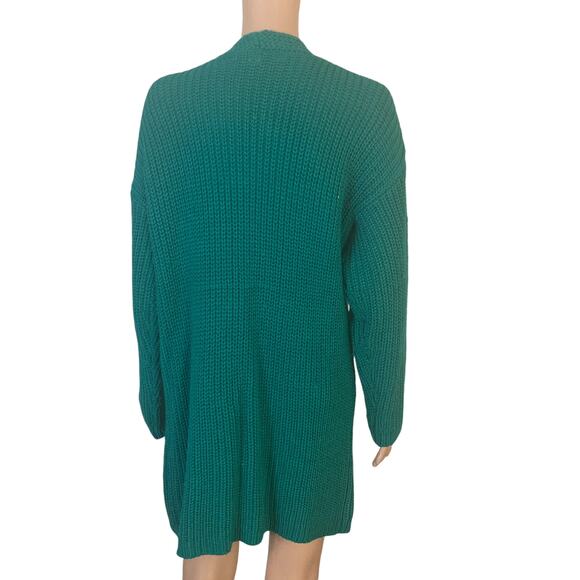 Vintage Reed Hunter Cardigan Womens Small Wool Blend Green VNeck - Picture 2 of 15